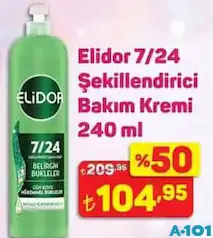 ELİDOR 7/24 ŞEKİLLENDİRİCİ BAKIM KREMİ 240 ML